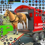 wild animals transport simulator android application logo